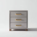 Mesitas de noche de madera 55x40x55 cm gris - diseño moderno para dormitorio