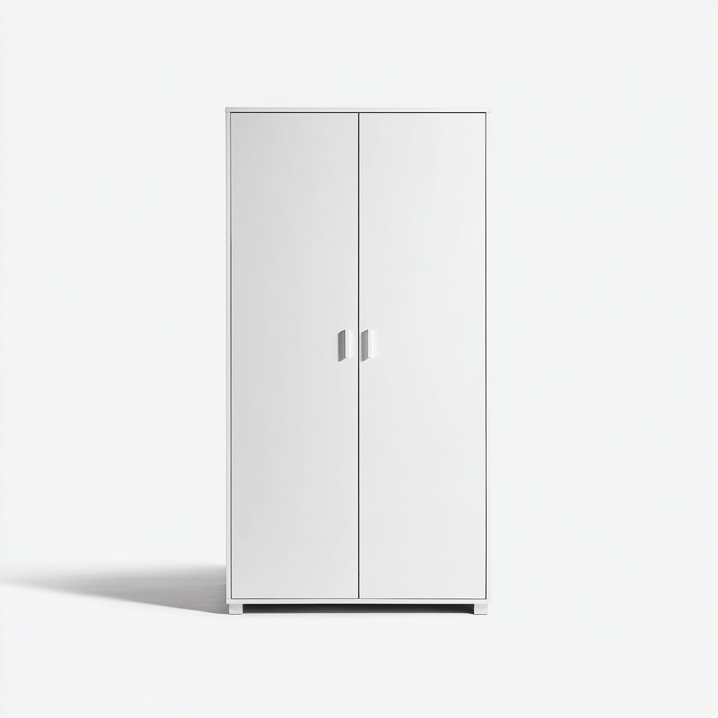 Armarios de panel 80x50x175 cm blanco - diseño moderno para dormitorio