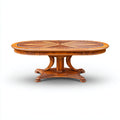 Mesas de jardín mesa de comedor madera 180x100x75 cm marrón diseño clásico