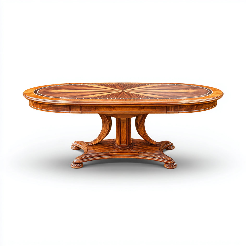 Mesas de jardín mesa de comedor madera 180x100x75 cm marrón diseño clásico