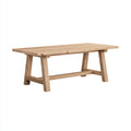 Mesas de jardín de madera 180x85x75 cm natural - diseño rectangular para exterior