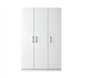 Armarios de madera 120x50x190 cm - blanco - diseño moderno con 3 puertas