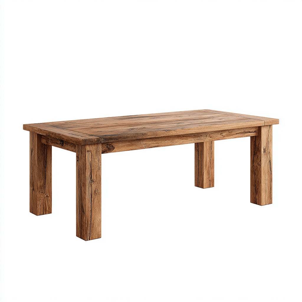 Mesas de jardín mesa rectangular madera 160x90x75 cm marrón diseño rústico