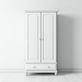 Armarios de MDF 95x50x185 cm blanco para dormitorio - diseño clásico con 2 puertas y 1 cajón